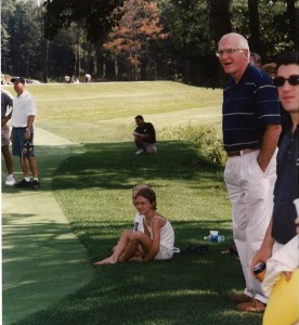 John Bruno Sr and his grandchildren Emily and John Gamber